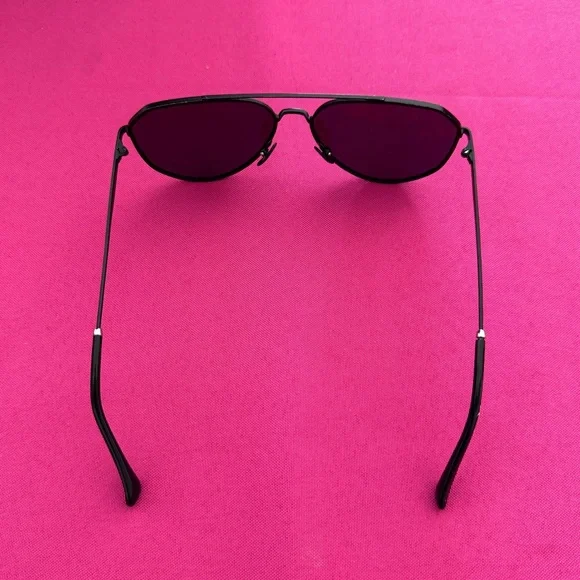 DIFF Black Aviator Sunglasses - Picture 4 of 5